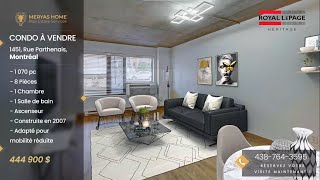 Condo à vendre (444 900 $) - Montréal - Kevin Raynal