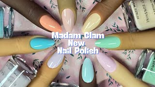 Unboxing Madam Glam's Stunning New Pastel Nail Polish Collection With Swatches!