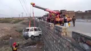 Rescue1122 Khyber team Rescued vehicles