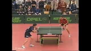 Tischtennis Bundesliga: Borussia Dusseldorf vs TTC Zugbruecke Grenzau Nov 1998