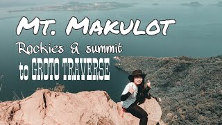 Hike to Mt. Makulot Rockies and Summit traverse to Groto