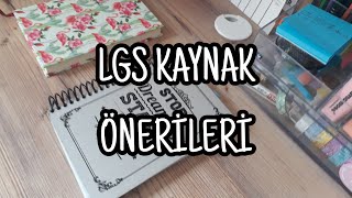 LGS KAYNAK ÖNERİLERİ | #LGS #2021Tayfa