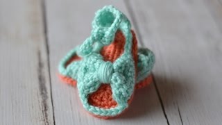 Bitty Bow Baby Sandals