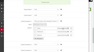 Work Request Drop Down Feature - Limble CMMS