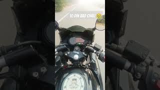 10 din ke bad Chali bike #youtubeshorts #pulsar220f #rider #viralvideo