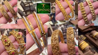 Tanishq 22k Gold Bangle Designs with Price/Daily wear Gold Bangles/Bridal Bangles/Bangalore/Deeya