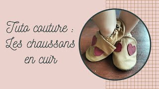 Tuto couture : Les petits chaussons en cuir