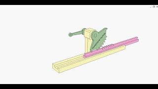 Rack pinion mechanism 4cc