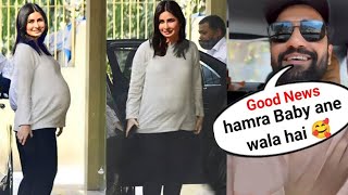 5 Month Pregnant Katrina Kaif flaunting Baby after Vicky Kaushal Confirms her Pregnancy