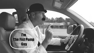 Follow The Fist Pump Guy to work with Gary Pollard in A black & white video