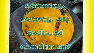 |മത്തങ്ങയും മാമ്പഴവും കൊണ്ടുള്ള ഒഴിച്ചുകൂട്ടാൻ | Pumpkin and Mango Curry| #mangorecipe #vegetarian