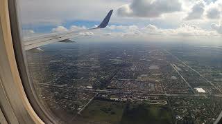 Delta 757-300 from Detroit landing in Fort Lauderdale, 1/10/22.