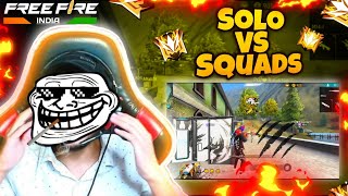 FREE FIRE 🎮 : SOLO vs SQUAD 😱 - INTENSE CLUTCH 💀 MOMENTS (2024) #tondegamer #adgaming100k