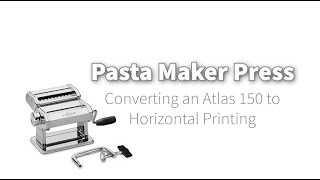 Printmaking: Atlas 150 Pasta Maker as Printing Press