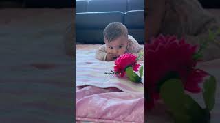 Suvani doing tummy time ~ how to do tummy time for baby