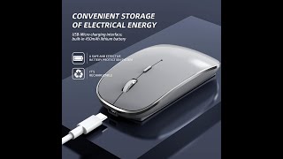 Amazon  Wireless Mouse Chargeable Portable Silent Wireless Mouse USB type c dual #youtube