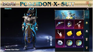 BGMI | GOT POSEIDON X-SUIT | POSEIDON X-SUIT CRATES OPENING | POSIEDON X-SUIT MAXEDOUT PART 1