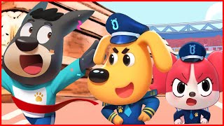 Sheriff Labrador Police -  Fun Sports Day Cartoons | Coffin Dance Meme Song (COVER )