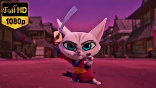 Paws of fury: The Legend of hank (2022) - First samurai leaves scene [HD 1080p]