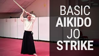 6th Jo Suburi - Basic Aikido strike with a staff