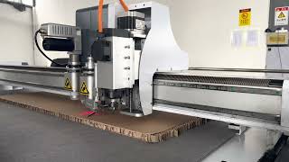 How to make/cut a corrugated cardboard box with STYLECNC CNC digital cutter?