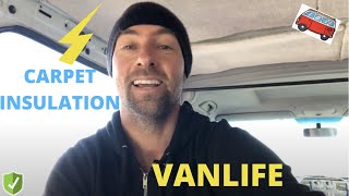 HOW TO INSULATE YOUR VAN WITH CARPET (STEP BY STEP) 🚐✅