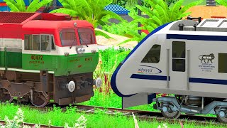 WDG4D SHUNTING VANDE BHARAT EXPRESS | BUMPY RAILROAD | RAILWORKS | INDIAN TRAIN SIMULATOR