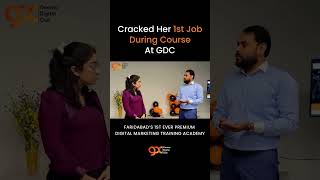 Our GDCian proves that with hard work, anything is achievable|Gourav Digital Club|#lifeatgdc