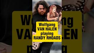 Wolfgang Van Halen Shredding Crazy Train Randy Rhoads Ozzy #classicrock #eddievanhalen #guitar