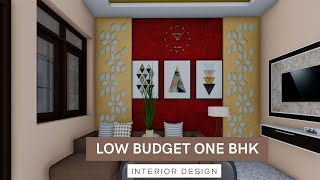 1 BHK Low Budget Flat design | Simple Interior Design | 20 X 20 | 400 sq.ft