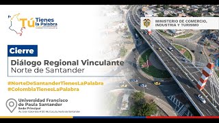 Cierre Diálogo Regional Vinculante Norte de Santander