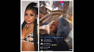 Chrisean Rock gives birth to her baby on IG Live