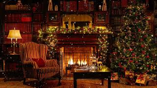 Merry Christmas 2023 🎅 Christmas Jazz Music with a Fireplace 🎅 Merry Christmas Songs