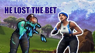 He lost a bet on Fortnite (Rage Video)