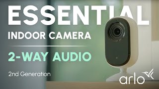 Arlo Essential Indoor Camera (2nd Gen) | Best Home Security System 2023 | Quick & Easy Install