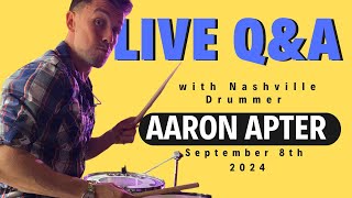 Live Chat with Nashville Professional Musician Aaron Apter!