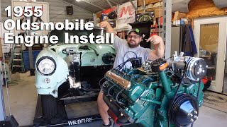 1955 Oldsmobile 324 Rocket Install