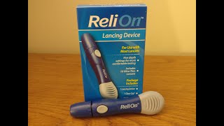 How to Use the ReliOn Lancet Device