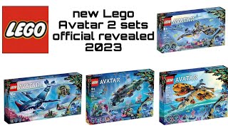 new Lego Avatar 2 sets official revealed 2023