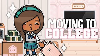 RICH TEEN COLLEGE MOVING DAY! | WITH VOICE 📢 | TOCA LIFE WORLD ROLEPLAY