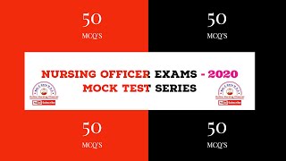 50 Most Important Nursing Officer Exam Questions for 2020 Nursing Officer Exams