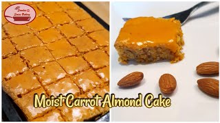 Moist and Delicious Carrot Almond Cake || No Oil No Butter || Sundas Swiss Bakery #carrotalmondcake