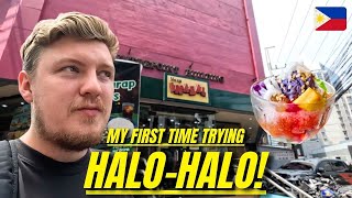 Trying Halo-Halo For The First Time! | THE PHILIPPINES 🇵🇭