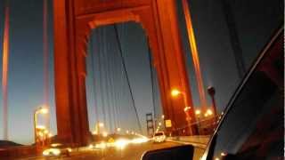 Golden Gate - San Francisco, CA - Evening Drive Across The Bridge HD