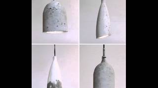 DIY Concrete Pendant Lights