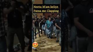 Neetu M'am keliye तालिओ का पटना में सवागत |#trending #shorts #neetumam #delhi #kdcampusneetusingh