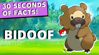 Facts About Bidoof You Didn't Know | Pokémon Facts #Shorts