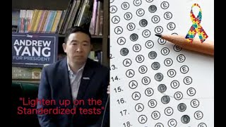 Lighten up on Standardized Test | Andrew Yang  - Autism Forum |