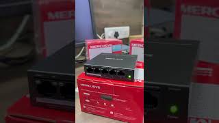 Mercusys poe gigabit switches #viral #tplink #tech #shortsviral #trending #shorts #poeswitch #short