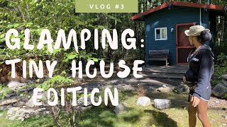 VLOG #3 GLAMPING : Tiny House Edition !! Kayking, Horseback Riding & Moreeeeee